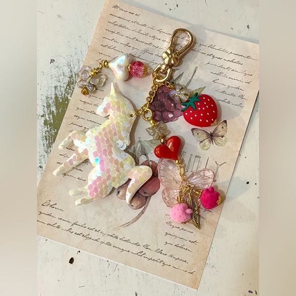 Juicy Couture Accessories - NEW!! Bougie Handcrafted Custom Handbag Purse Charms Keychains